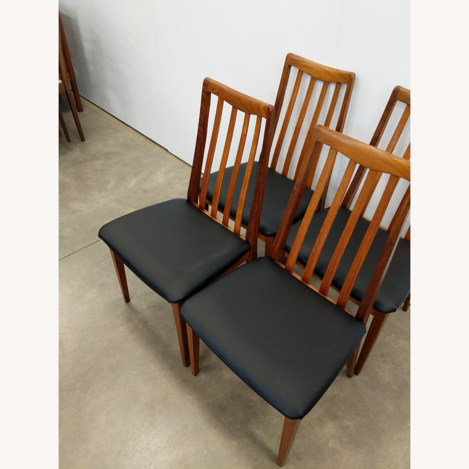 4 Vintage Mid Century Modern G Plan Dining Chairs - image-7