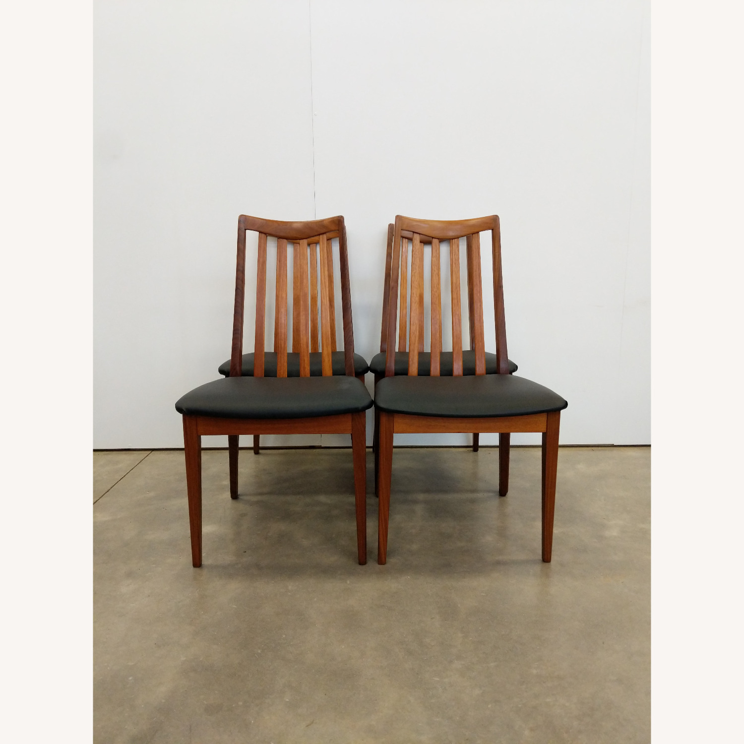 4 Vintage Mid Century Modern G Plan Dining Chairs - image-5