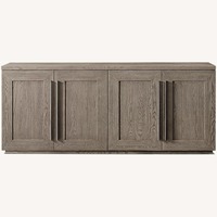 Restoration Hardware Machinto Light Gray Wood Sideboard