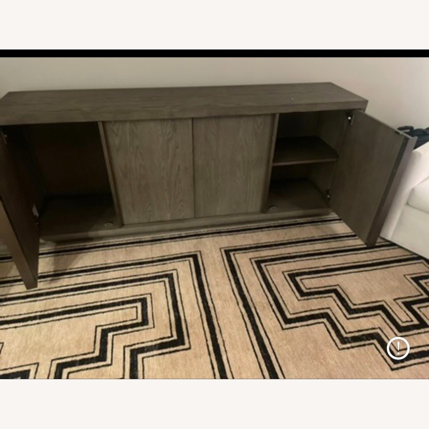 Restoration Hardware Machinto Light Gray Wood Sideboard - image-2