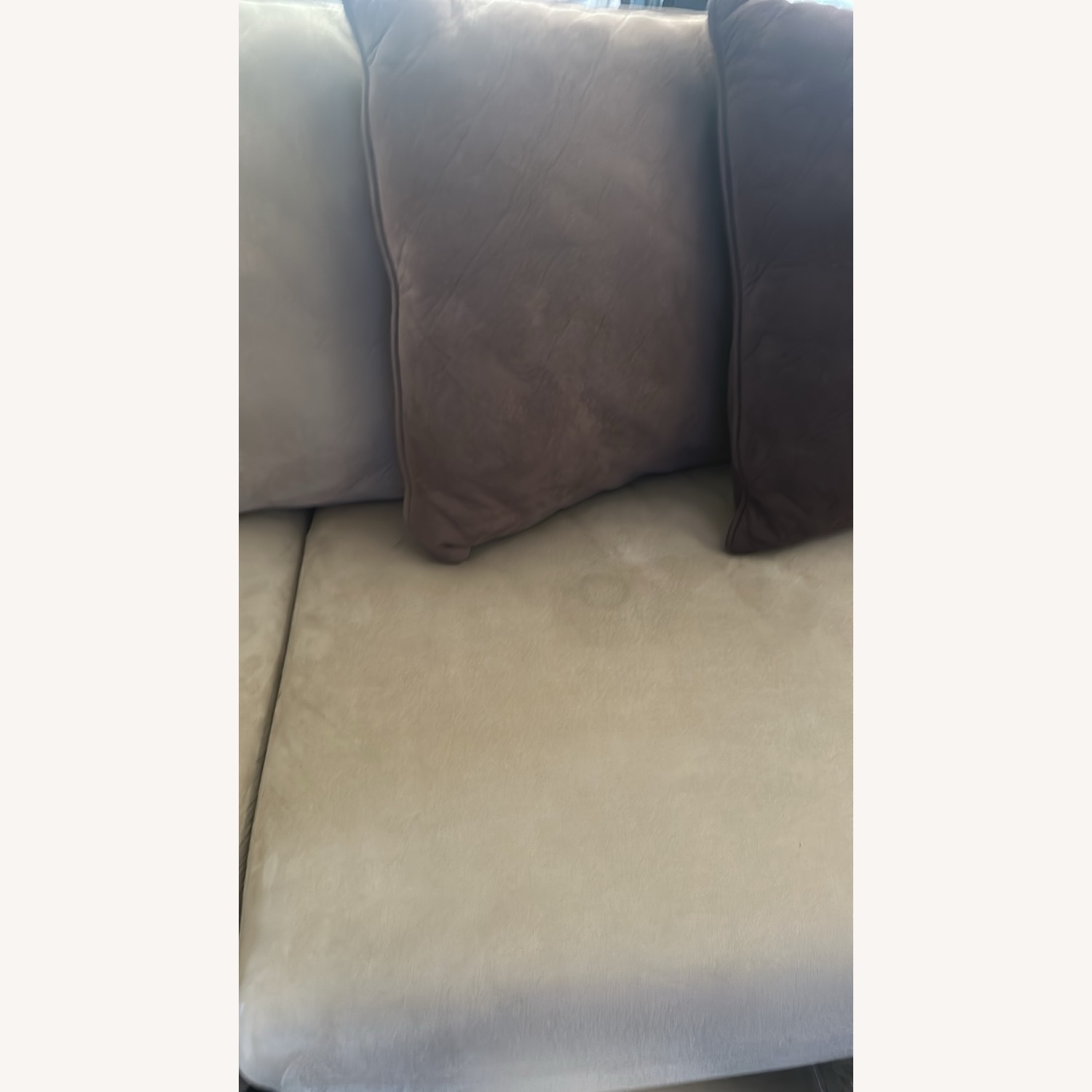 Wayfair Dark Brown Leather 2 Piece Sectional - image-2