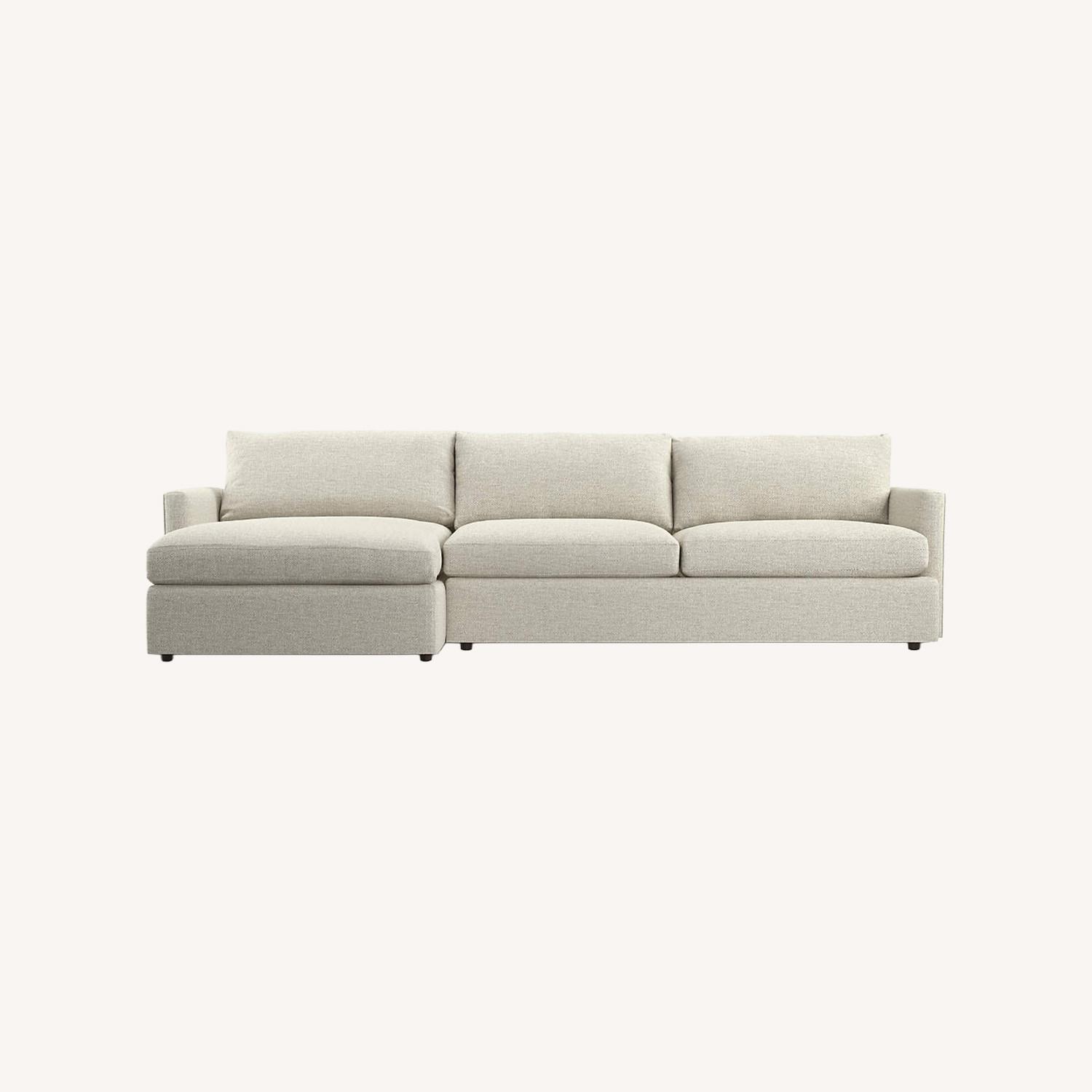 Crate & Barrel Lounge Deep 2 Piece Sectional - image-0