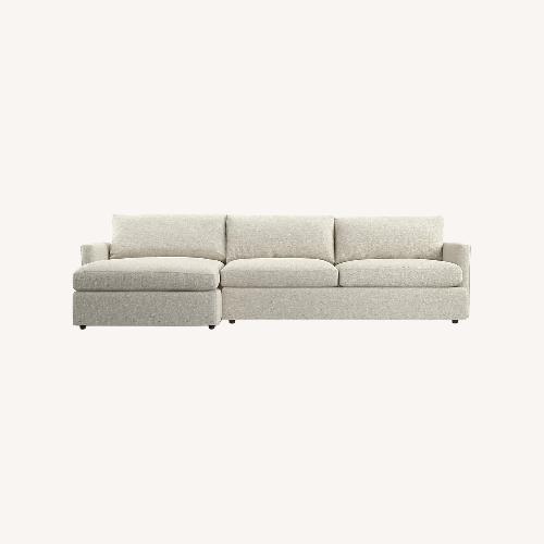 Used Crate & Barrel Lounge Deep 2 Piece Sectional for sale on AptDeco