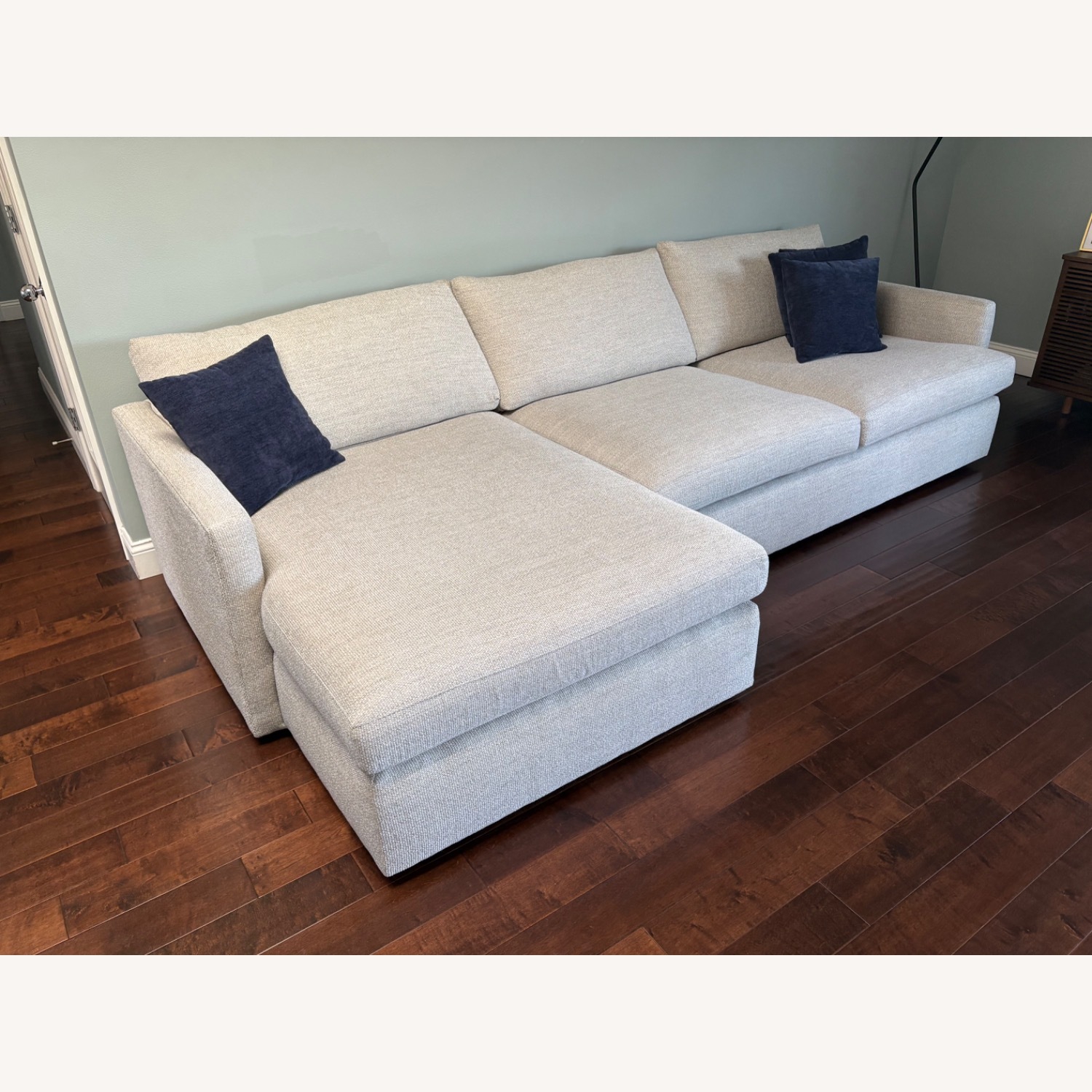 Crate & Barrel Lounge Deep 2 Piece Sectional - image-2