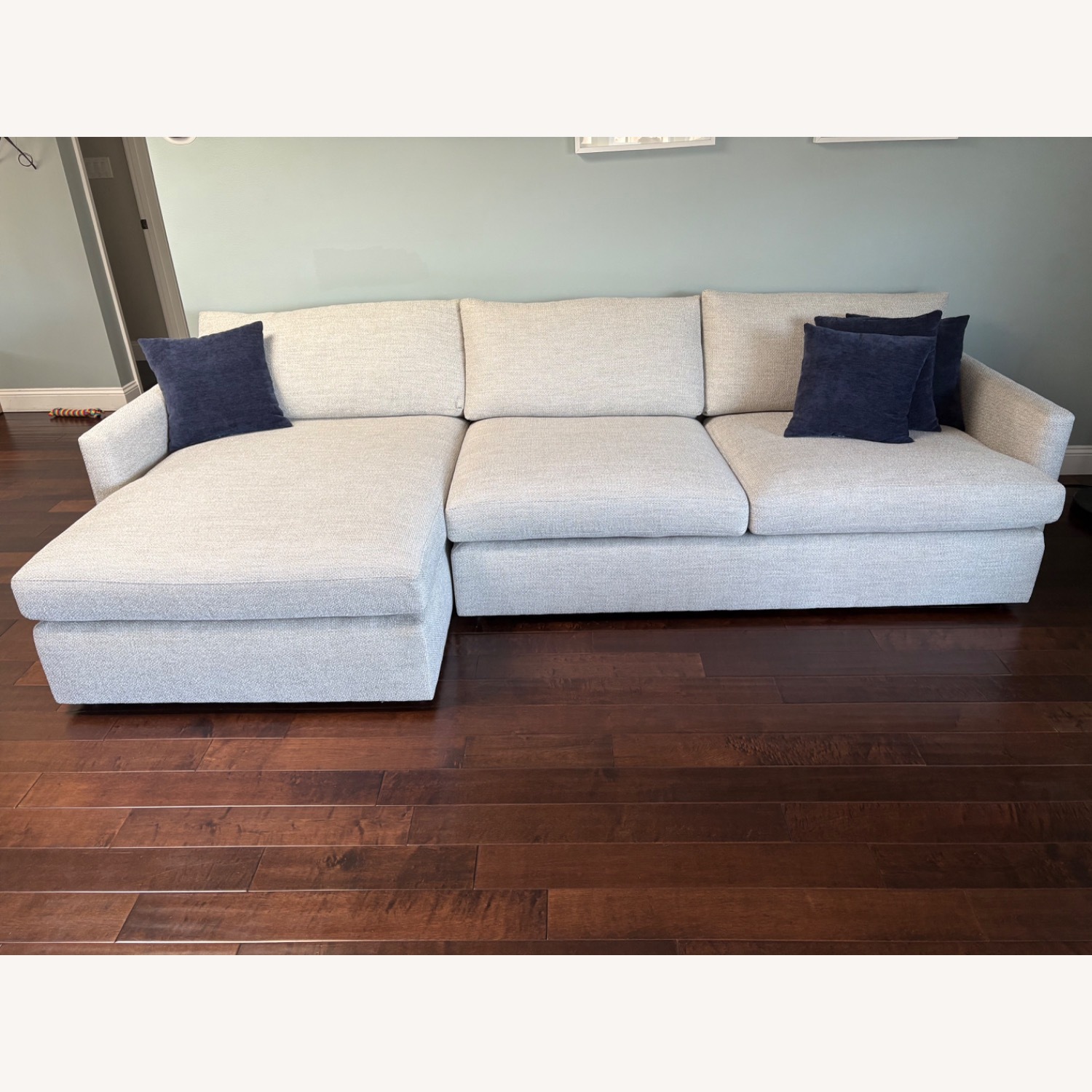 Crate & Barrel Lounge Deep 2 Piece Sectional - image-1