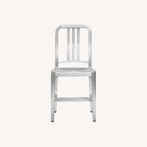 Used Emeco Silver Dining Chairs for sale on AptDeco