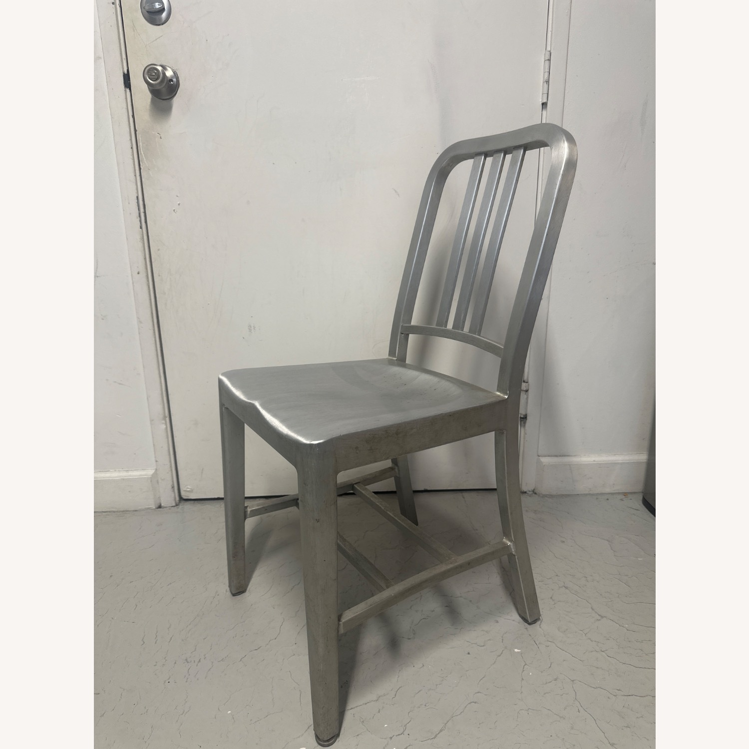 Emeco Silver Dining Chairs - image-1