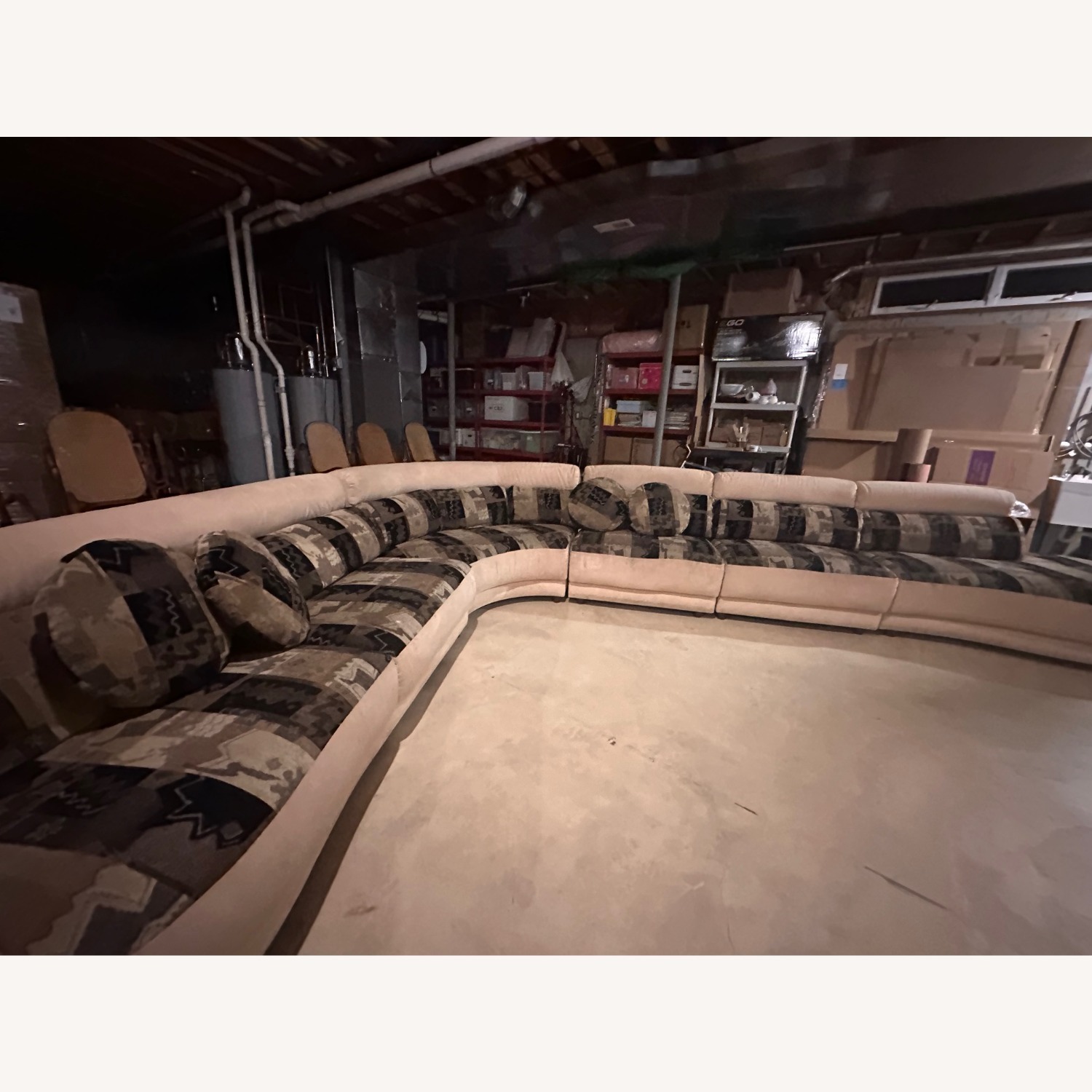 Vintage Weiman Serpentine Sectional - image-1