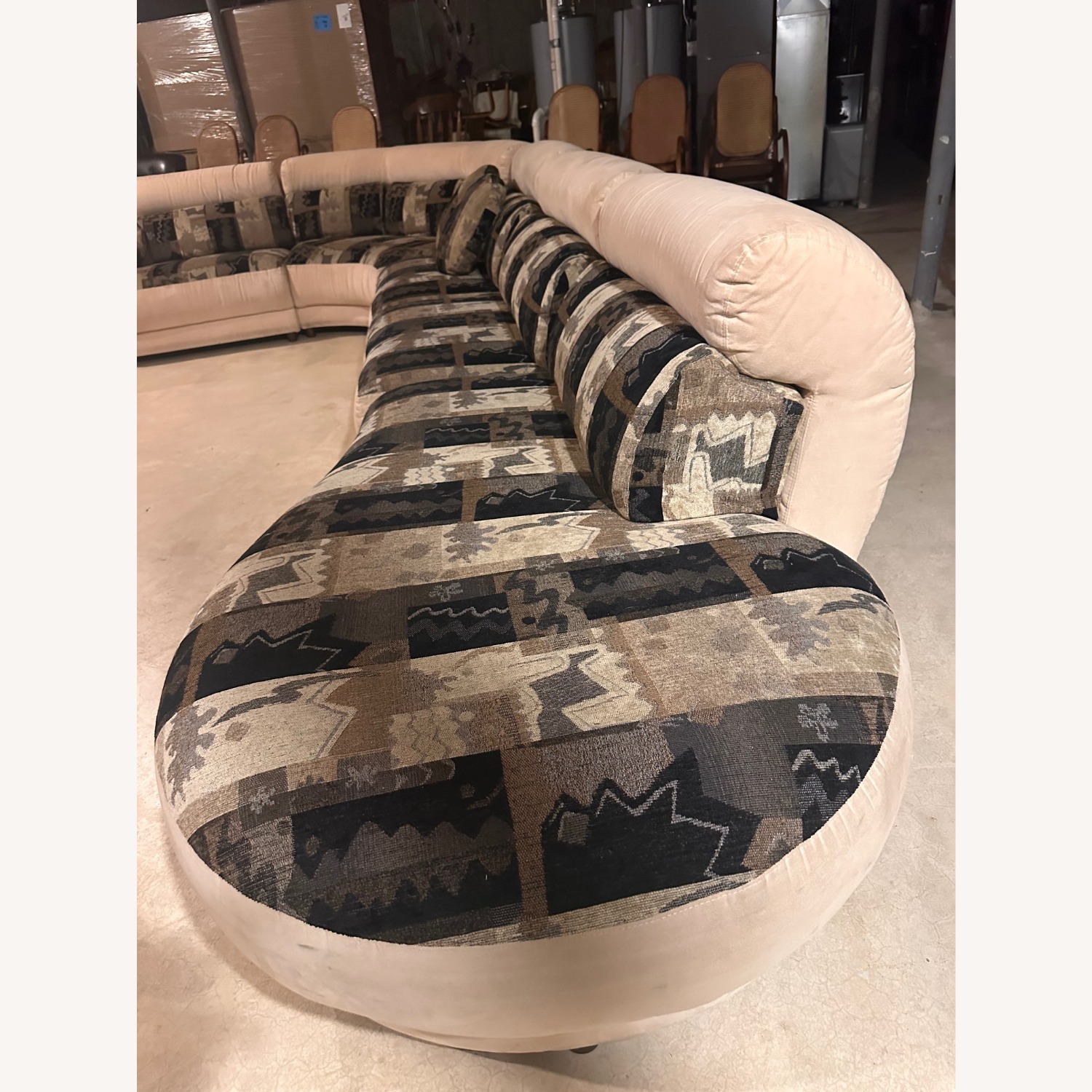 Vintage Weiman Serpentine Sectional - image-3