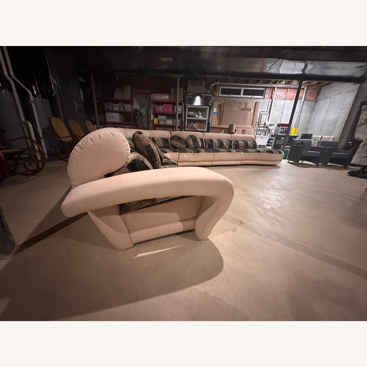 Vintage Weiman Serpentine Sectional - image-2