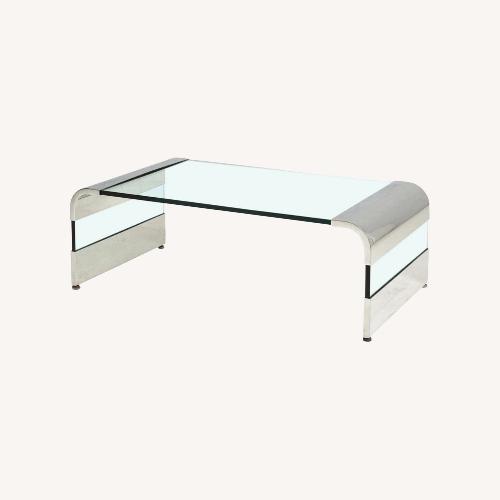 Used Brueton Transparent Glass Coffee Table for sale on AptDeco