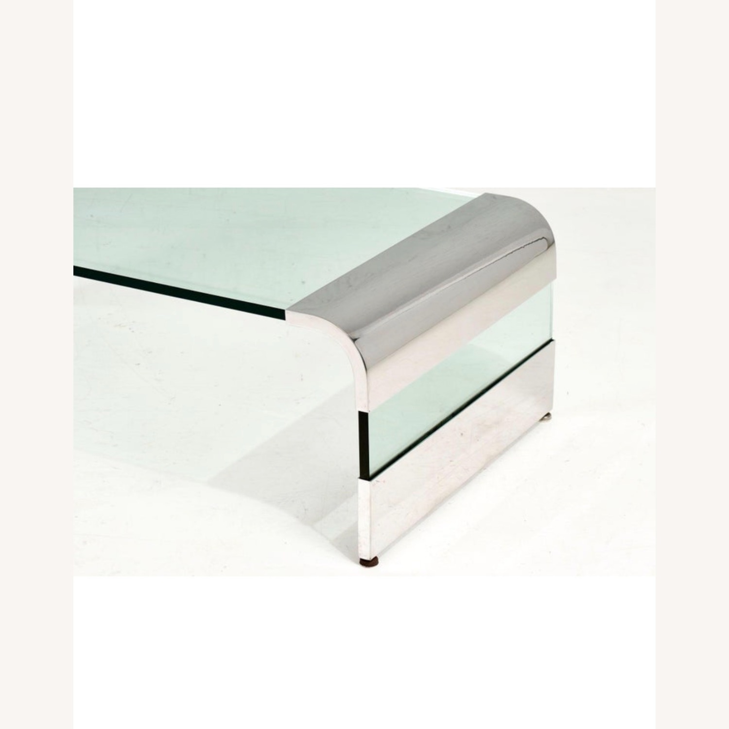 Brueton Transparent Glass Coffee Table - image-2