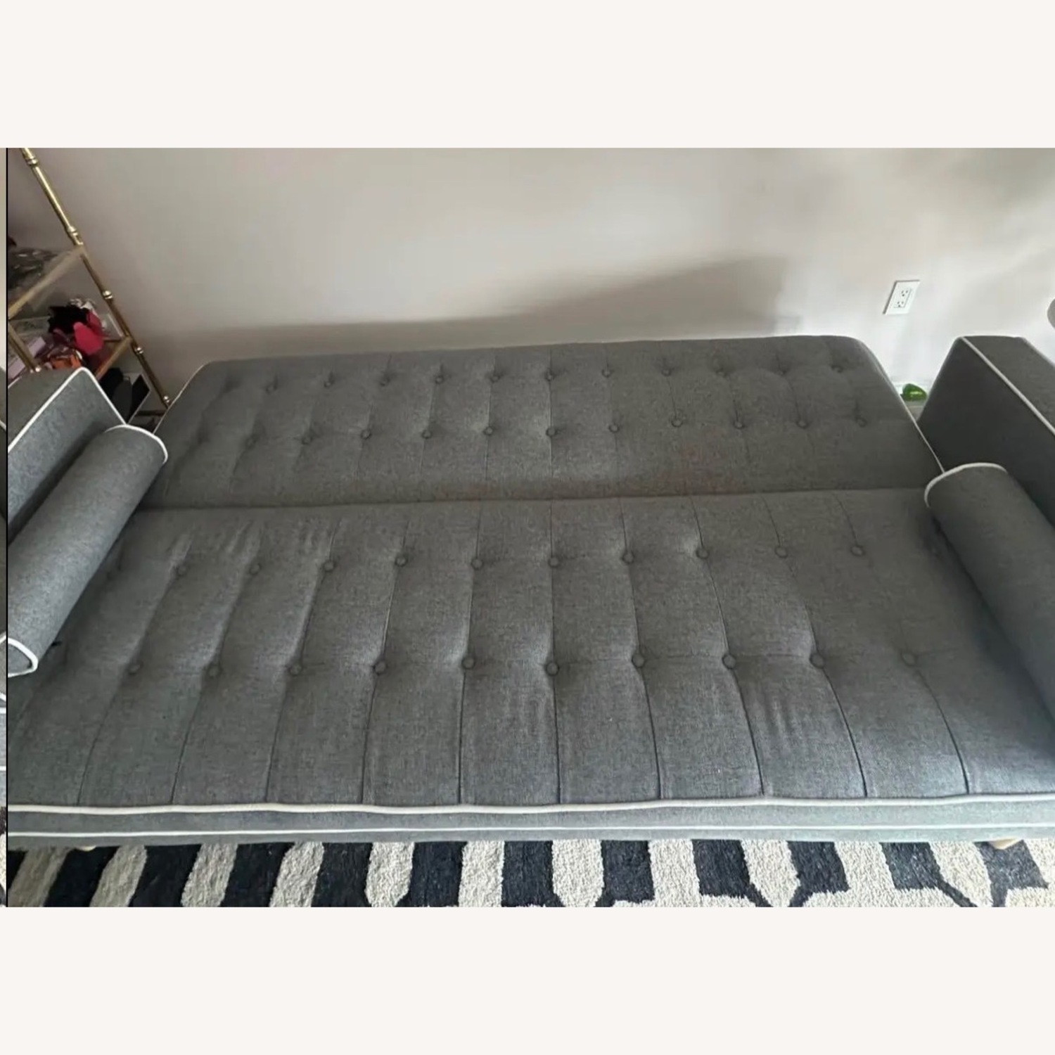 Wayfair Dark Gray Sleeper Sofa - image-7