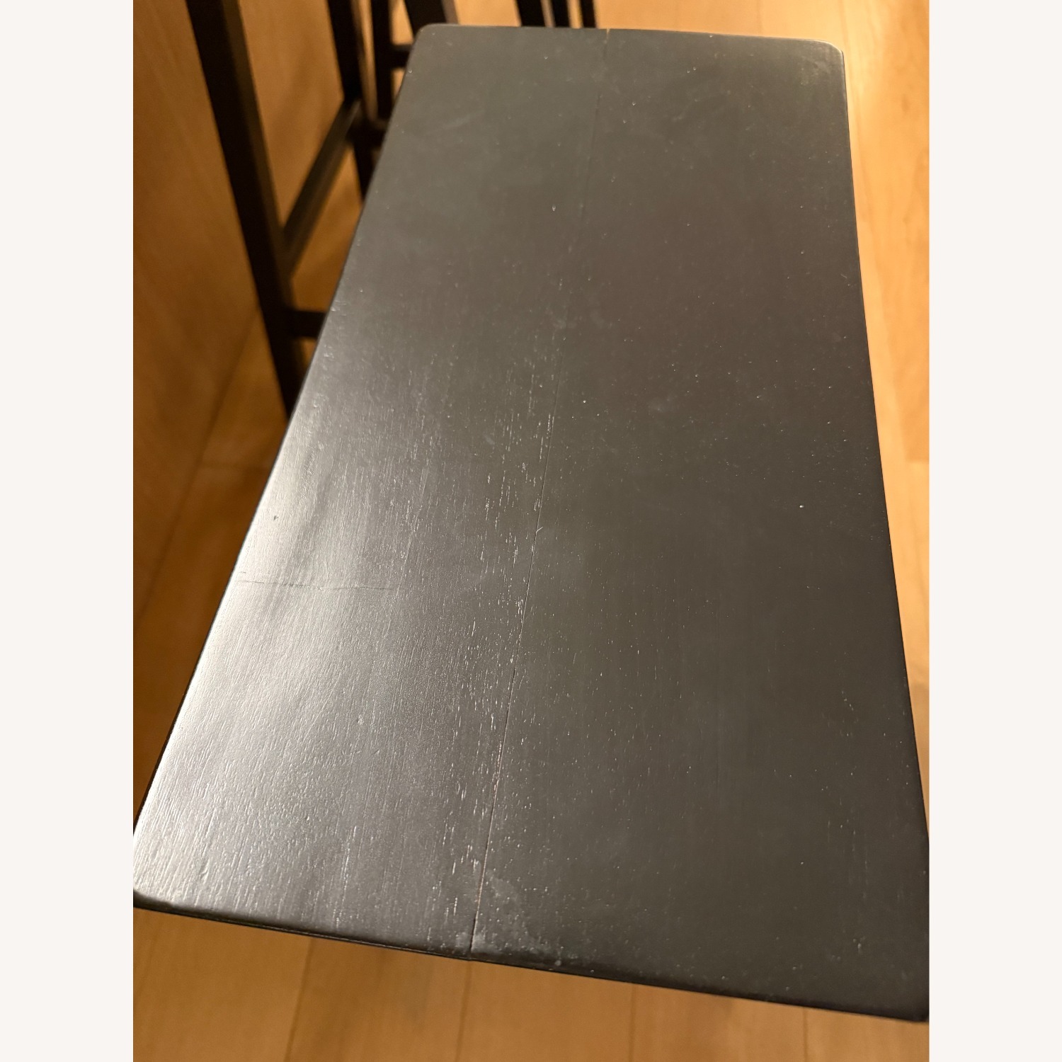 Pottery Barn Tibetan Black Wood Stools - image-2