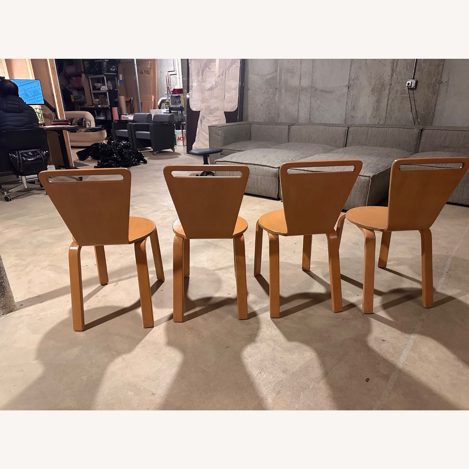 Thonet Series C Natural Wood Bentwood Chairs - image-11