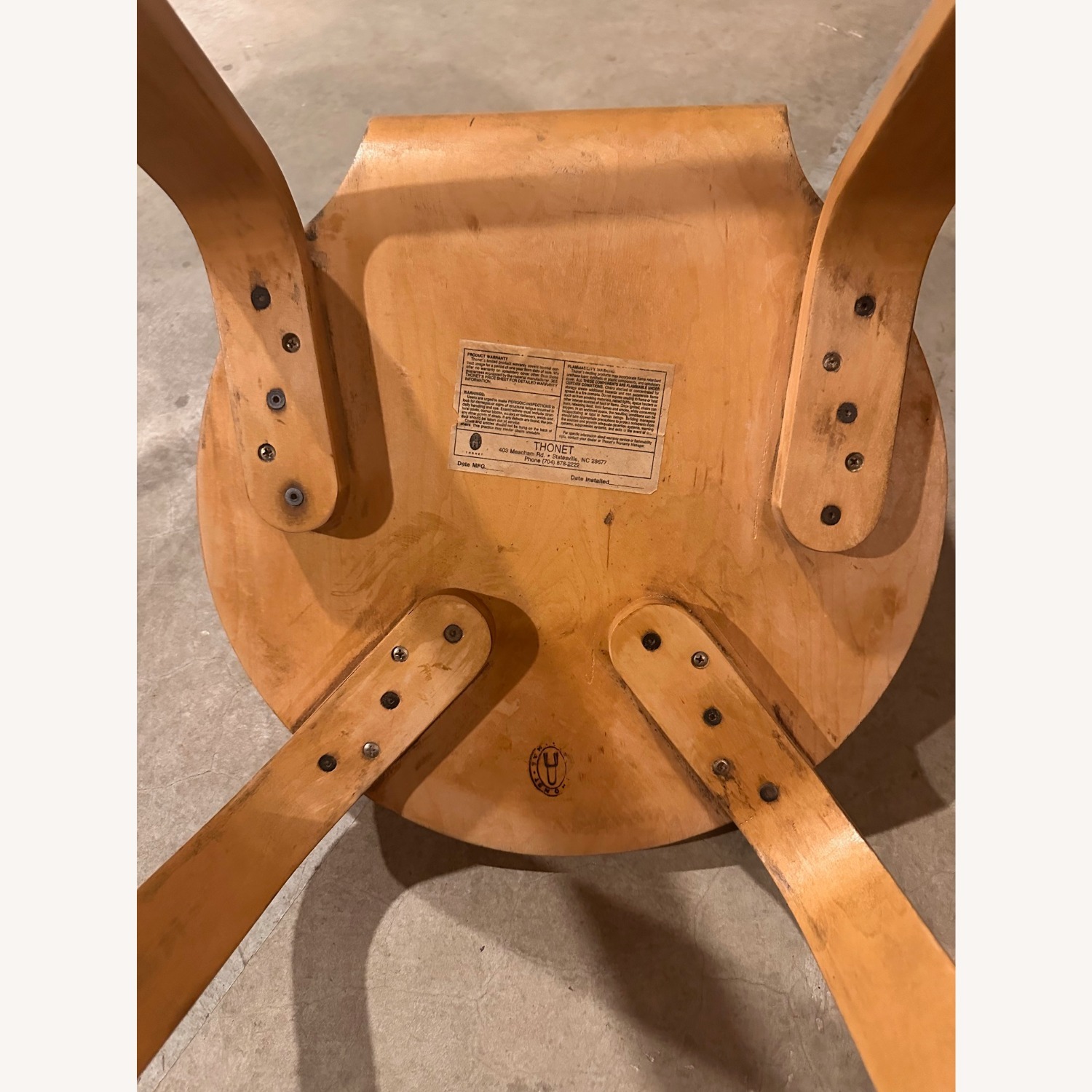 Thonet Series C Natural Wood Bentwood Chairs - image-3