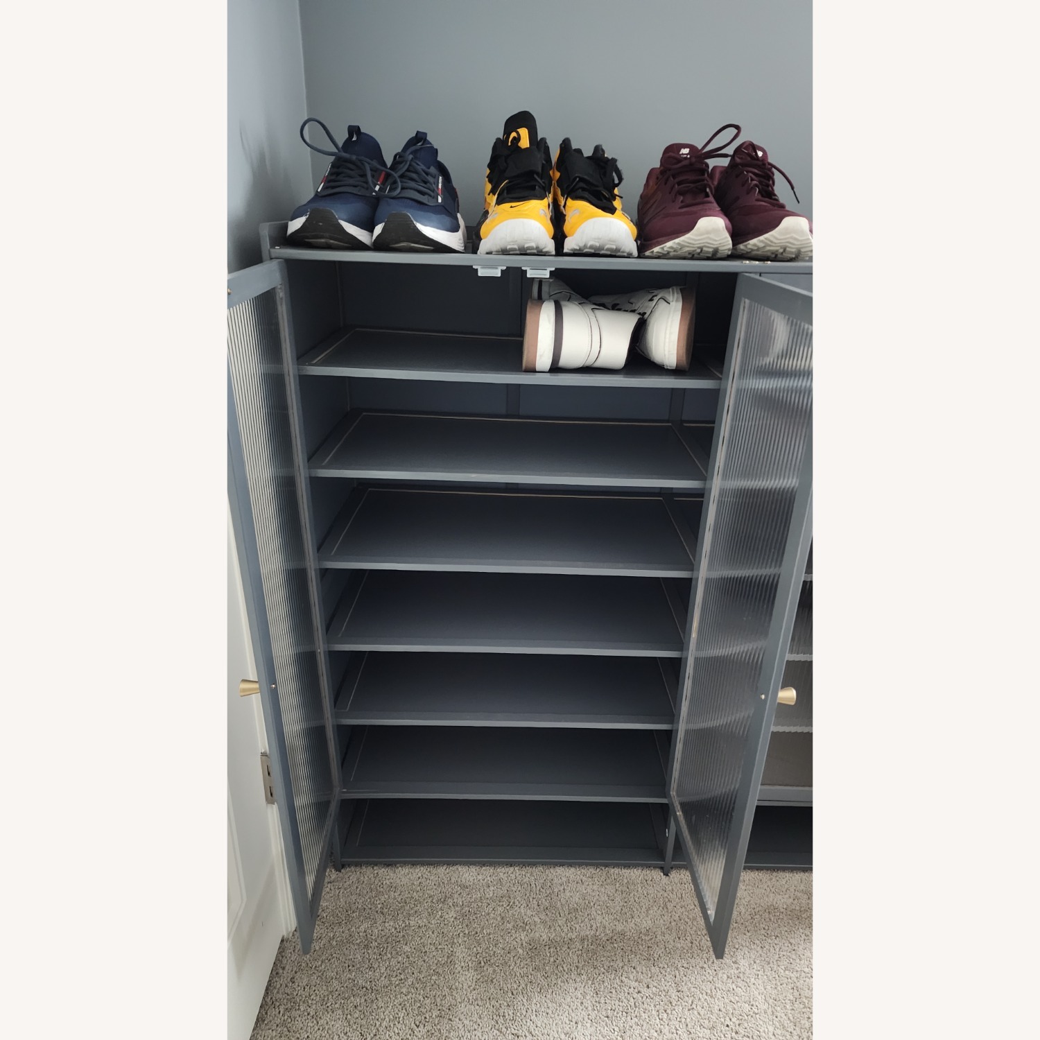 8 Tier Bamboo Show Cabinet - image-1