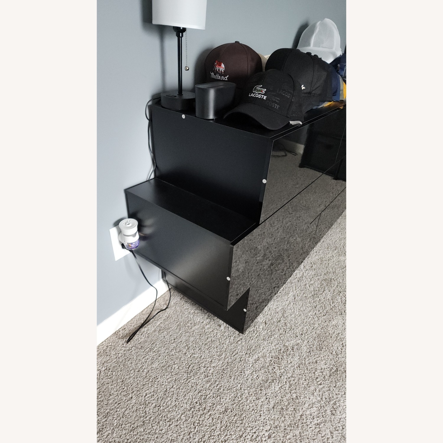 Glossy Finish Modern Style 6-Drawer Dresser - image-2