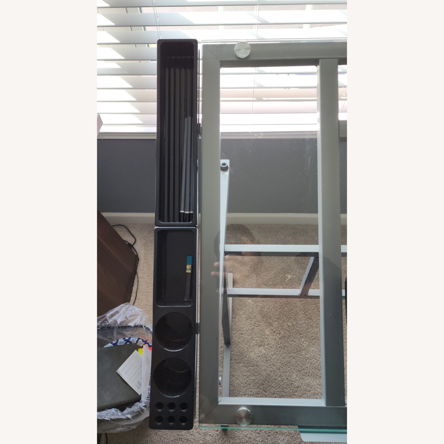 Amazon Tempered Glass Adjustable Drafting & Drawing Table - image-5