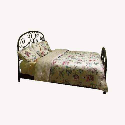 Used Elegant Metal Queen Bed  for sale on AptDeco