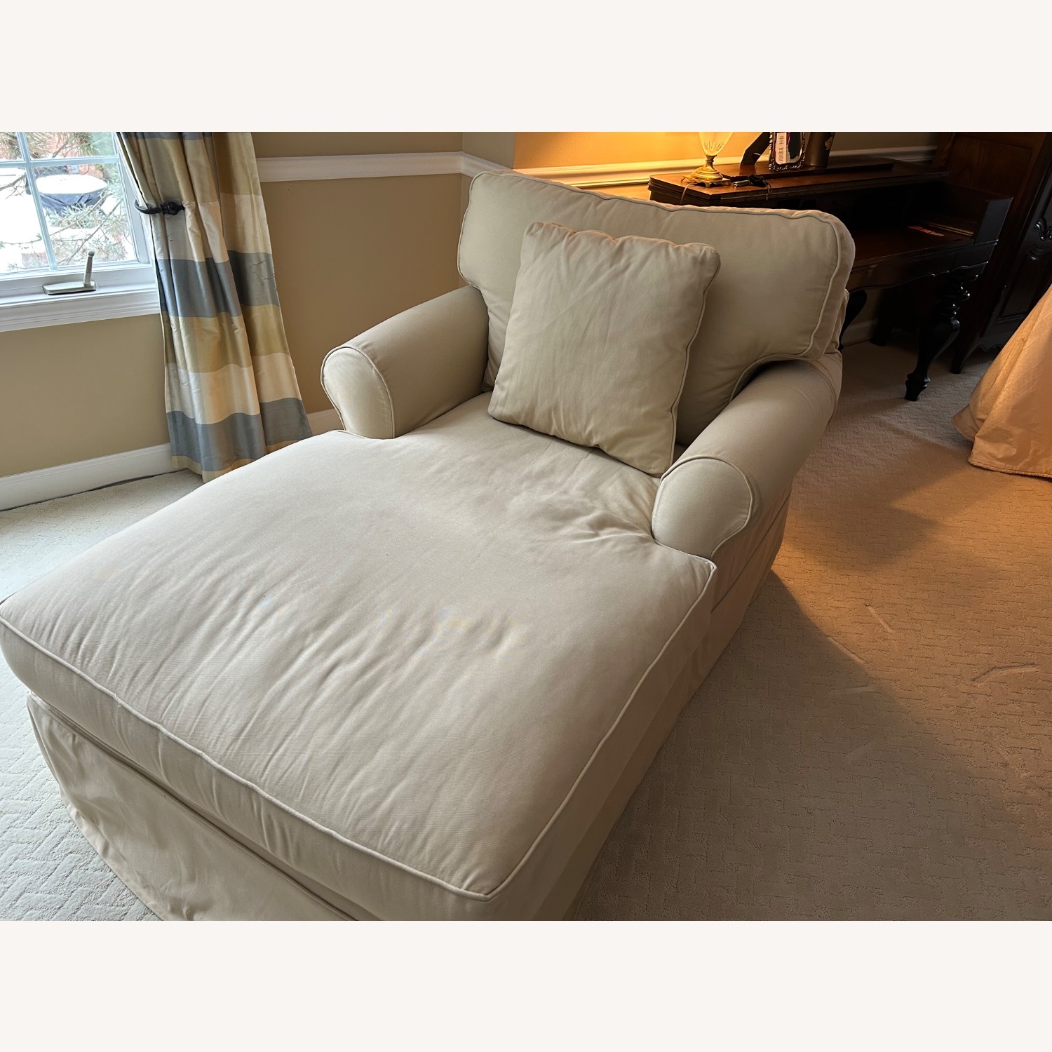 Vintage/Antique Finds Natural Chaise Lounge - image-3