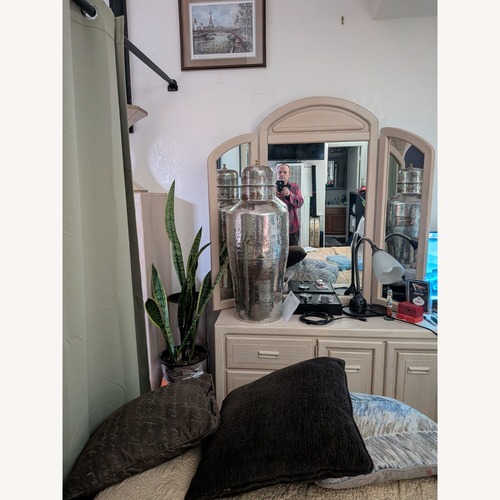 Used Hand Hammered Urn Deco for sale on AptDeco