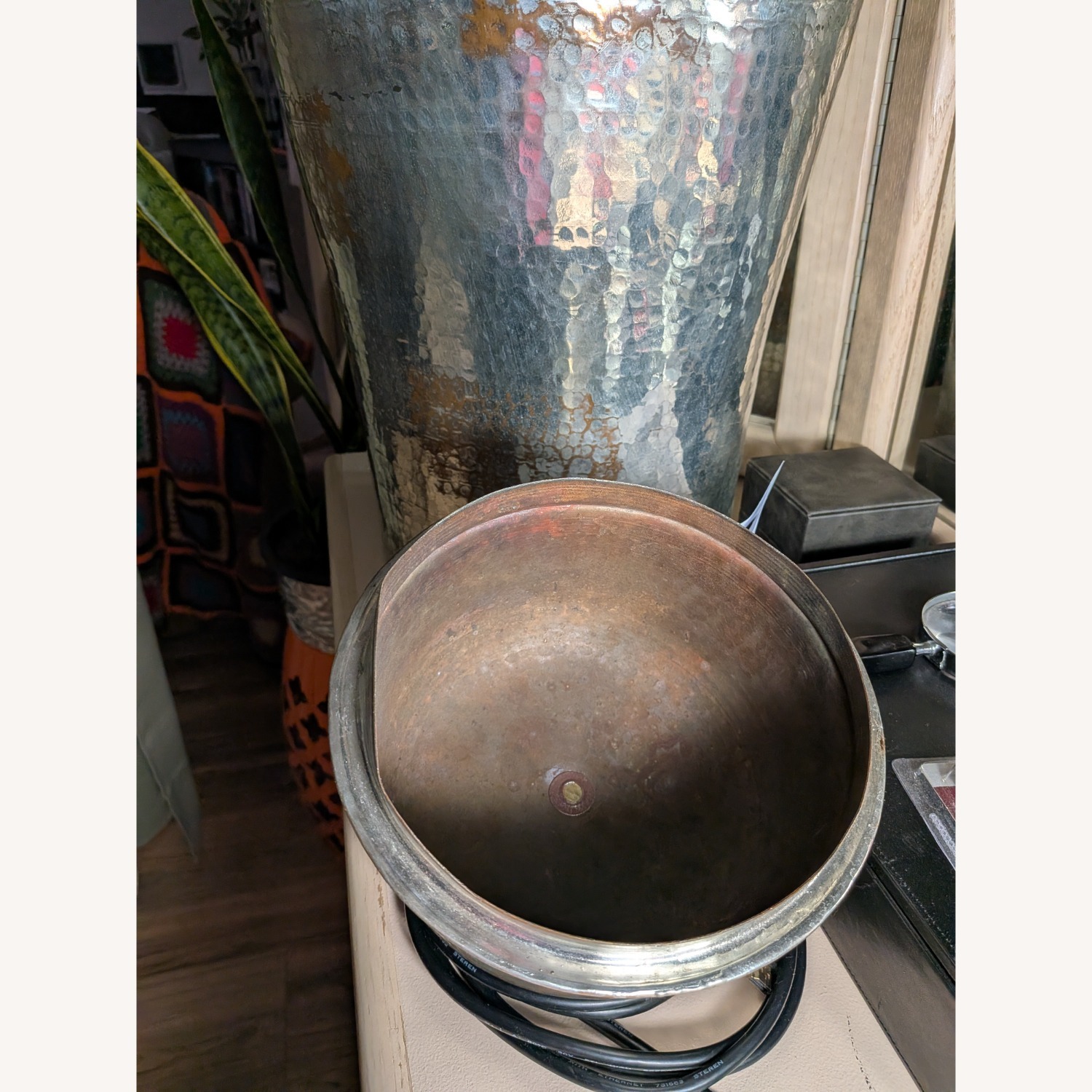 Hand Hammered Urn Deco - image-3