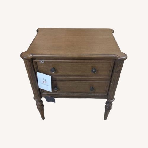 Used Traditional Solid Wood 2-Drawer Nightstand for sale on AptDeco