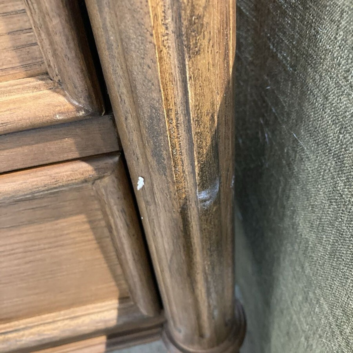 Traditional Solid Wood 2-Drawer Nightstand - image-9