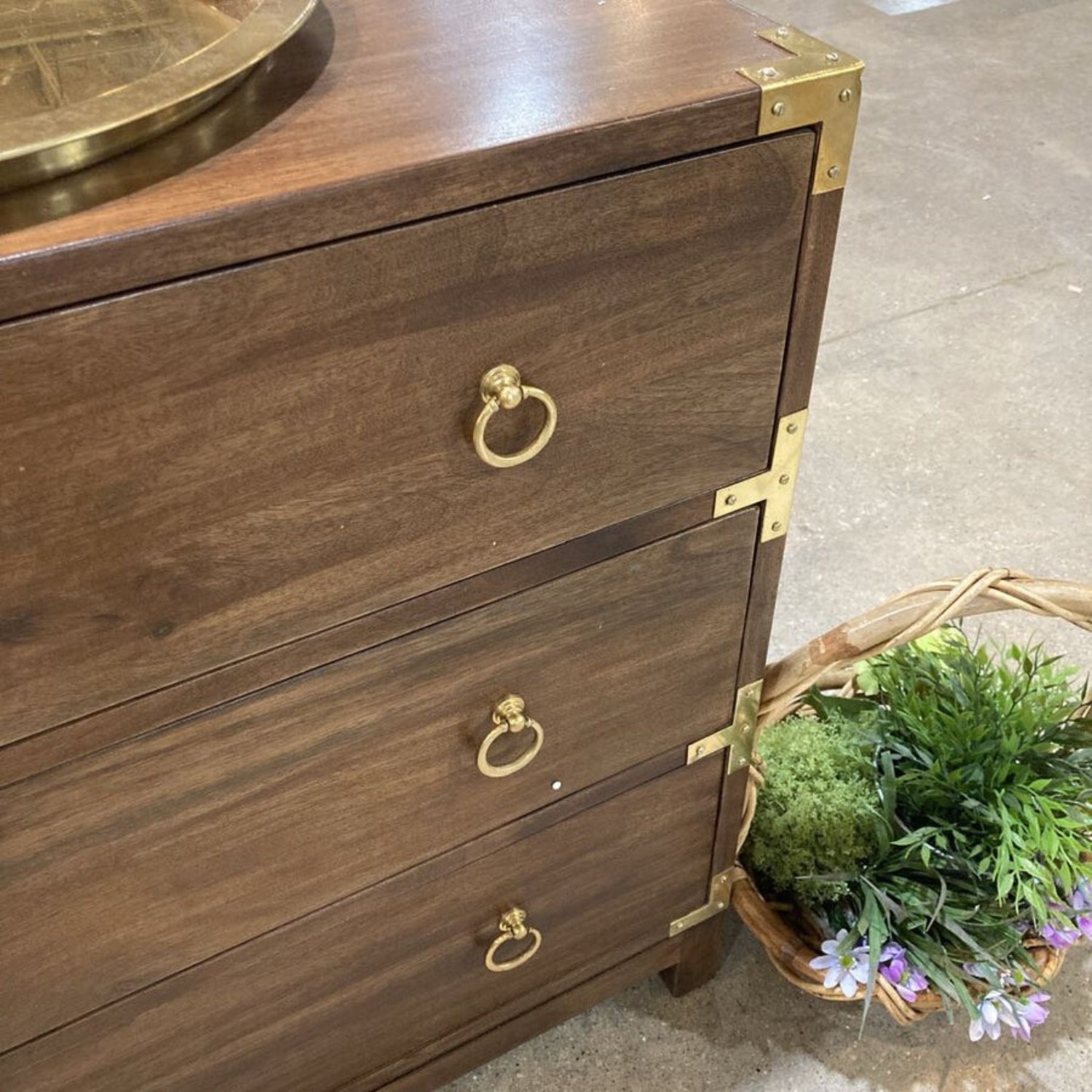 Forster Brown 3-Drawer Nightstand - image-4