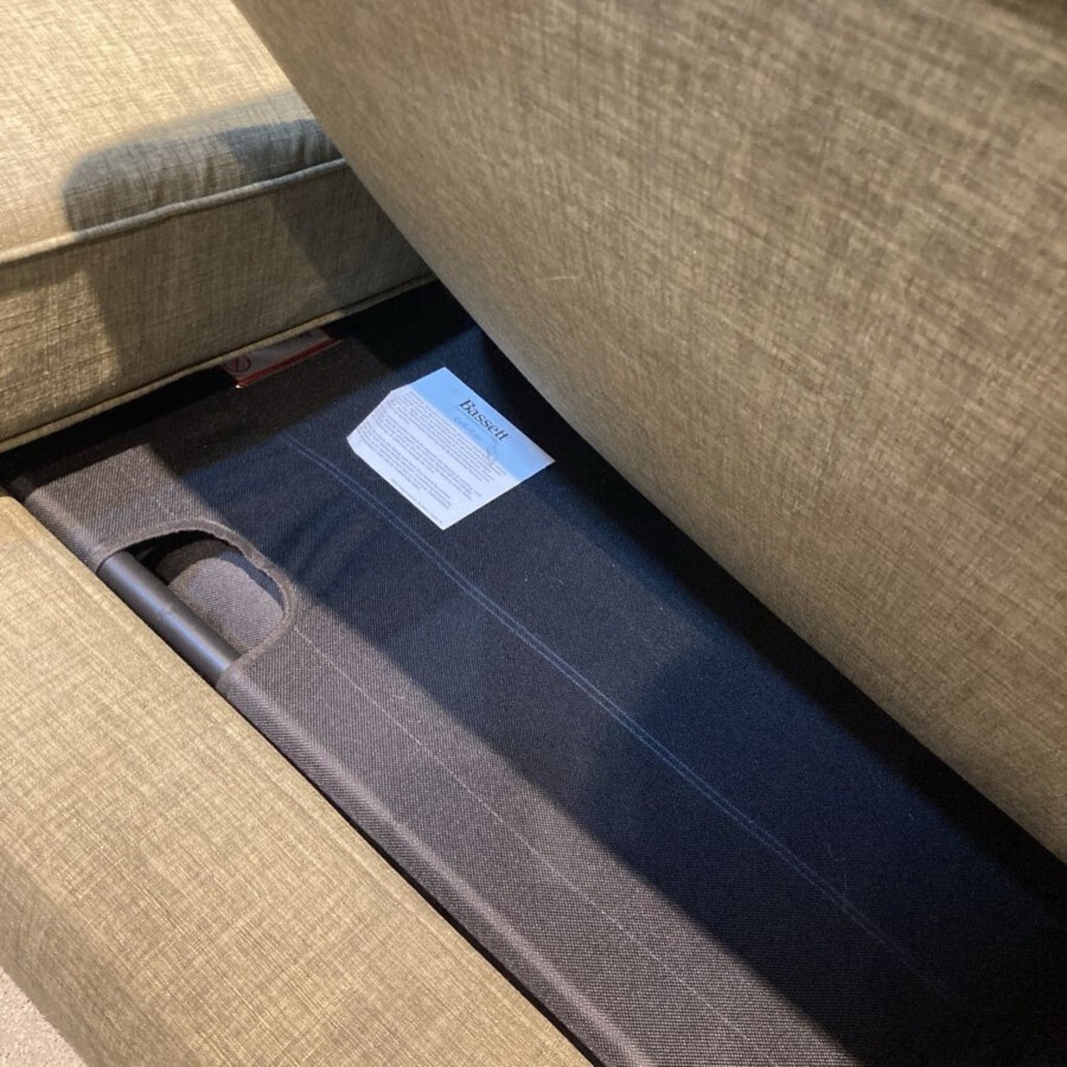 Bassett Custom Fabric Track Arm Sleeper Sofa - image-4