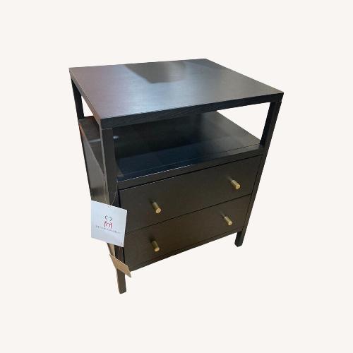 Used Mendel 2-Drawer Nightstand Black for sale on AptDeco