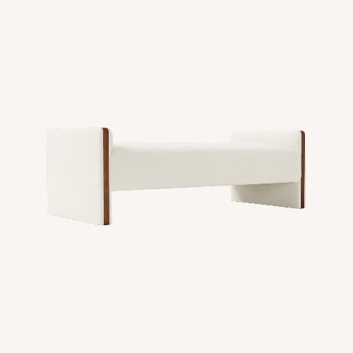 Used West Elm Schaefer White Fabric Daybed for sale on AptDeco