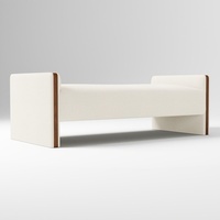 West Elm Schaefer White Fabric Daybed