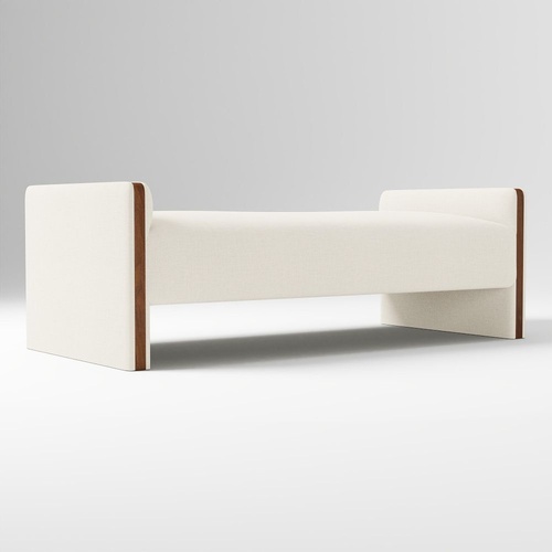 Used West Elm Schaefer White Fabric Daybed for sale on AptDeco