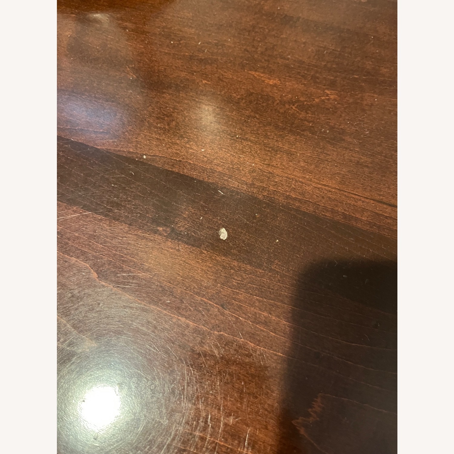 Crate & Barrel Dark Brown Wood Nightstand - image-2