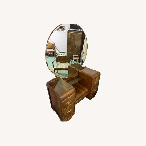 Used Vintage/Antique Finds Dark Brown Wood Dresser for sale on AptDeco