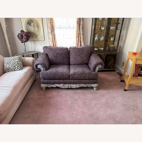 Used Purple Loveseat for sale on AptDeco