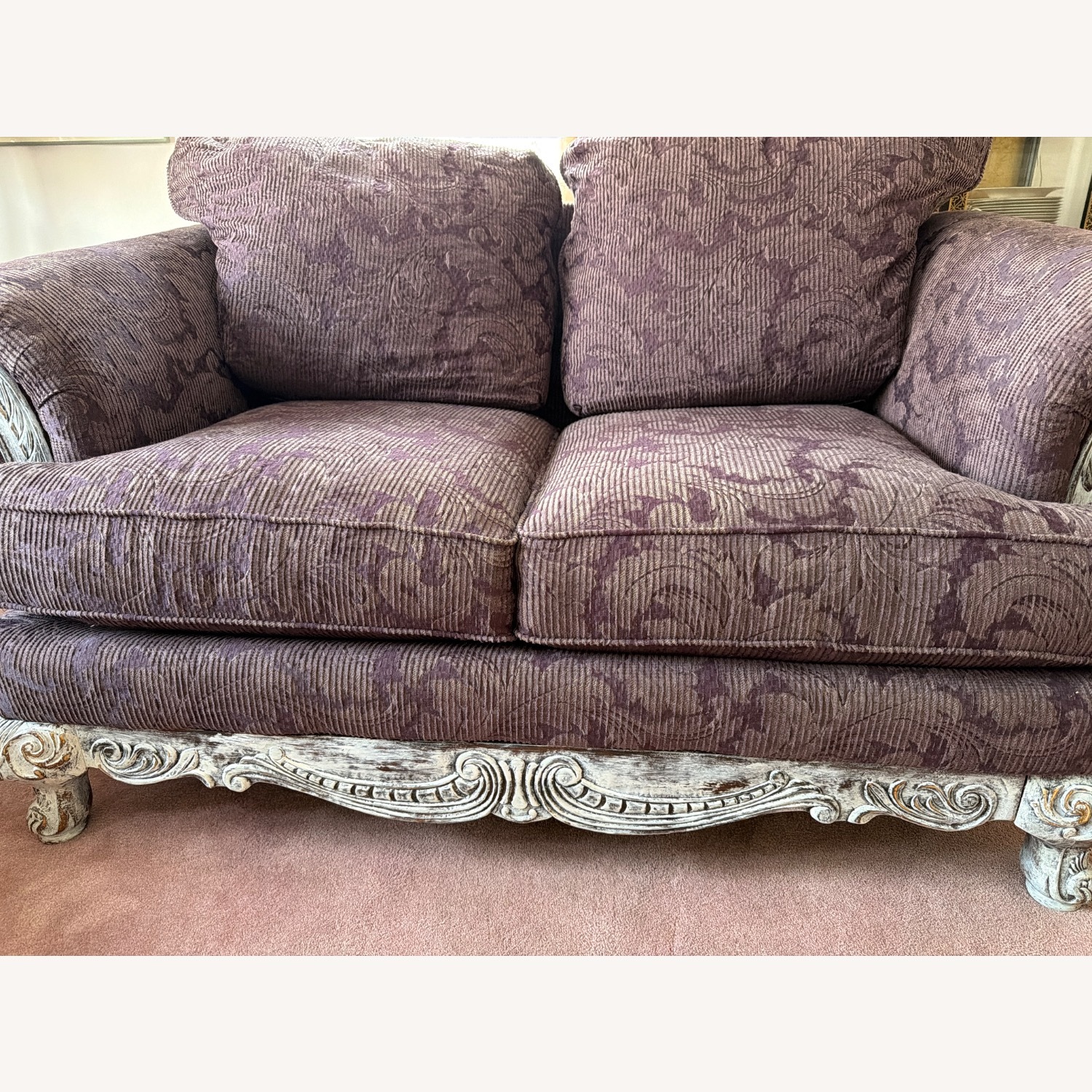 Purple Loveseat - image-5
