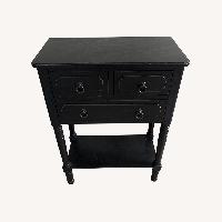 Dark Brown Wood Sideboard