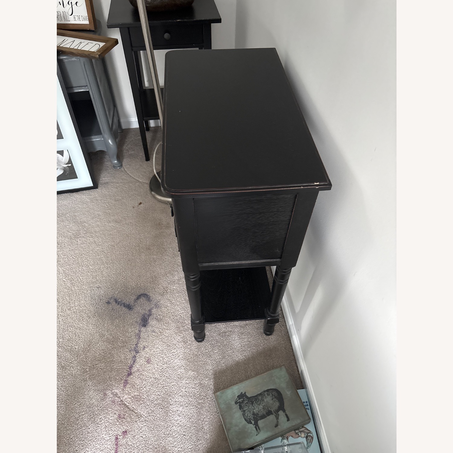 Dark Brown Wood Sideboard - image-2