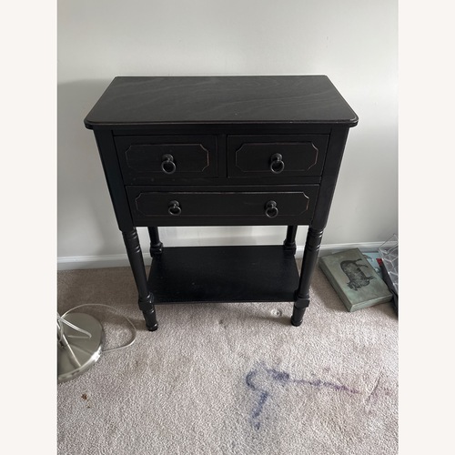 Used Dark Brown Wood Sideboard for sale on AptDeco