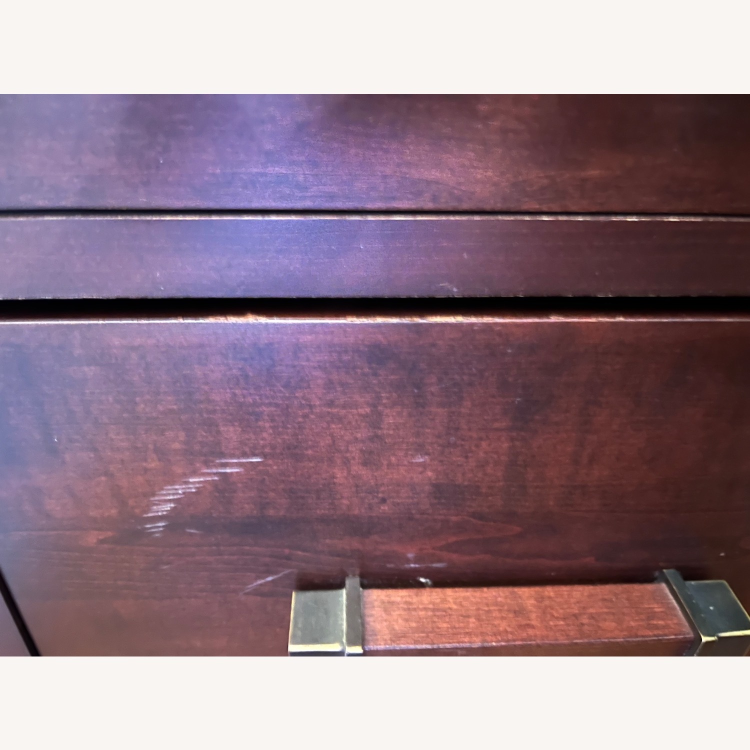 Crate & Barrel Dark Brown Wood Dresser - image-4