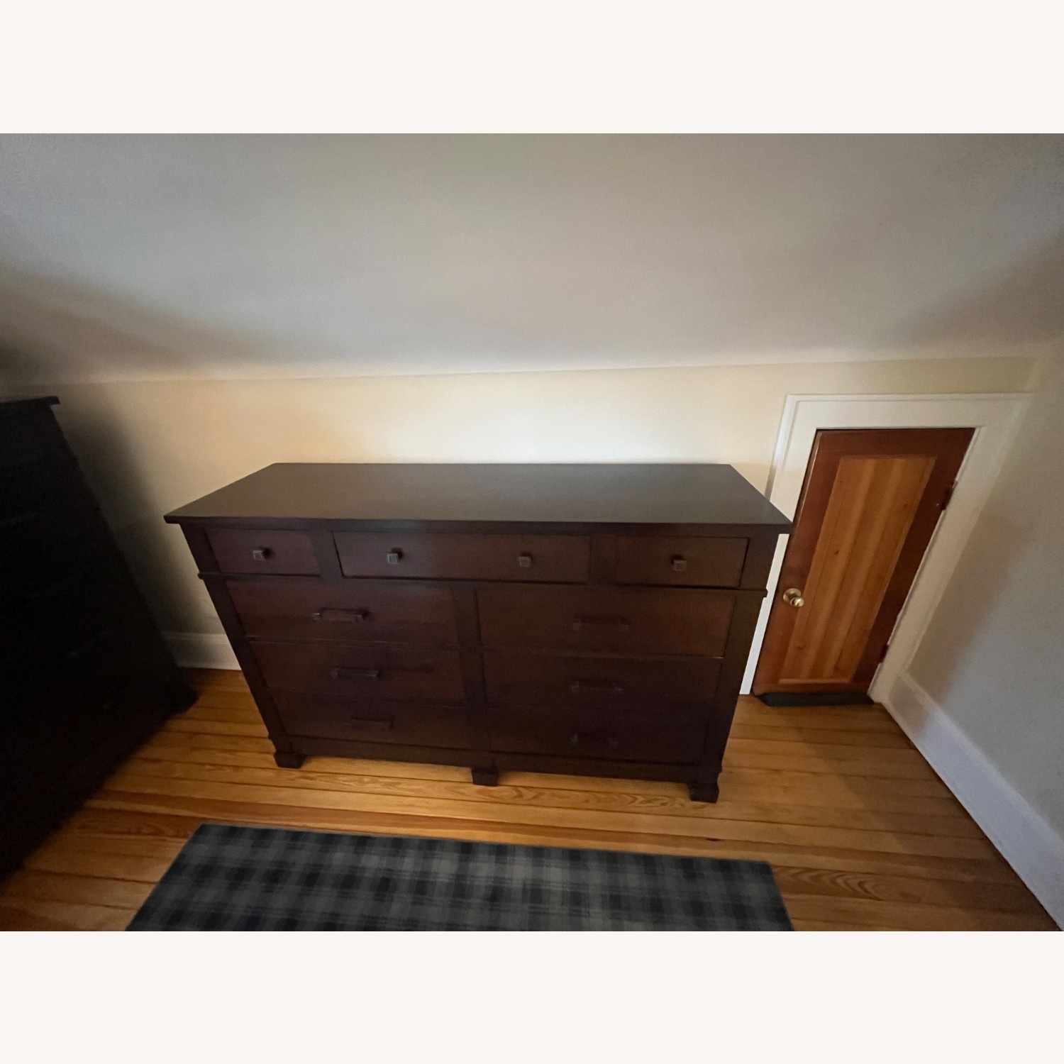 Crate & Barrel Dark Brown Wood Dresser - image-3