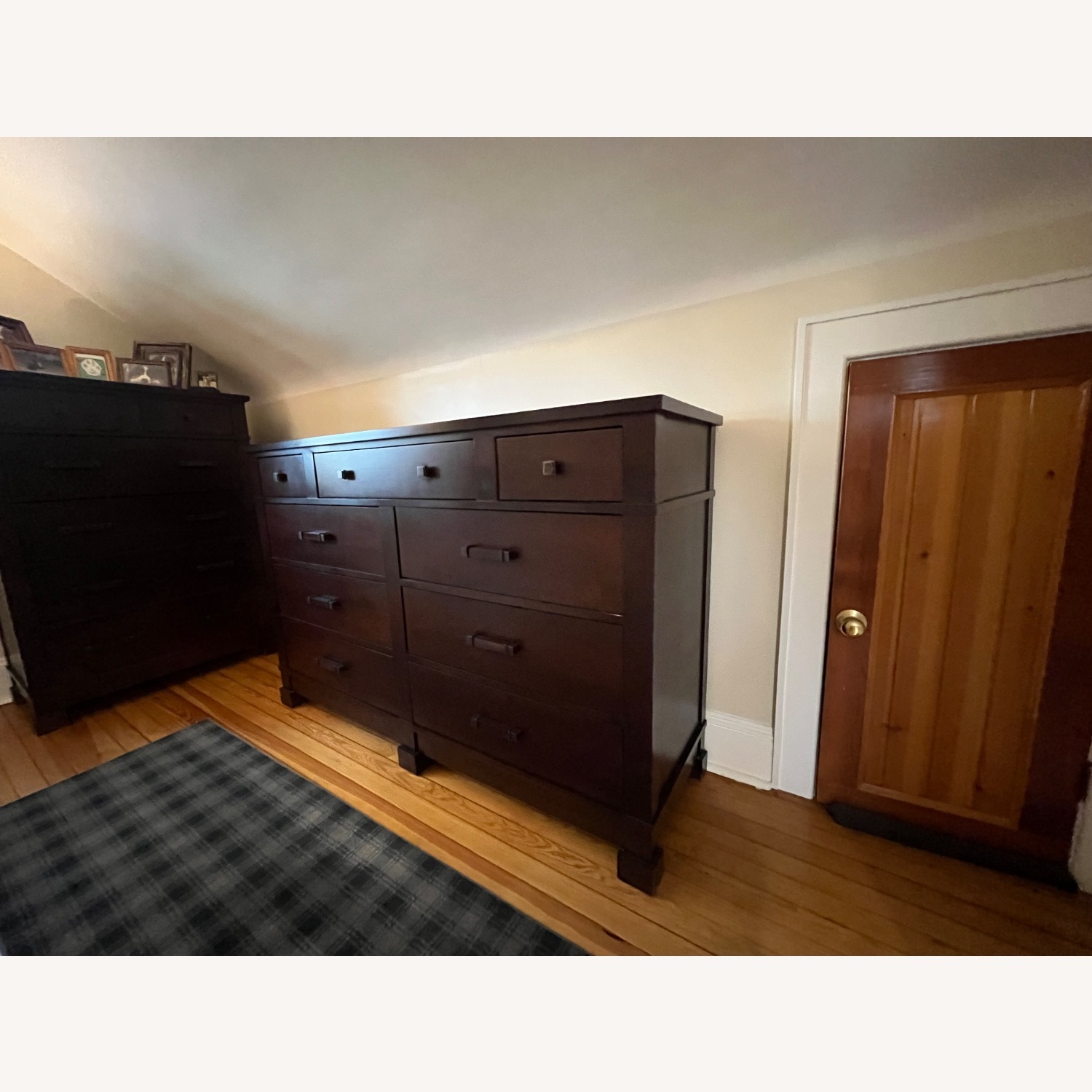 Crate & Barrel Dark Brown Wood Dresser - image-4