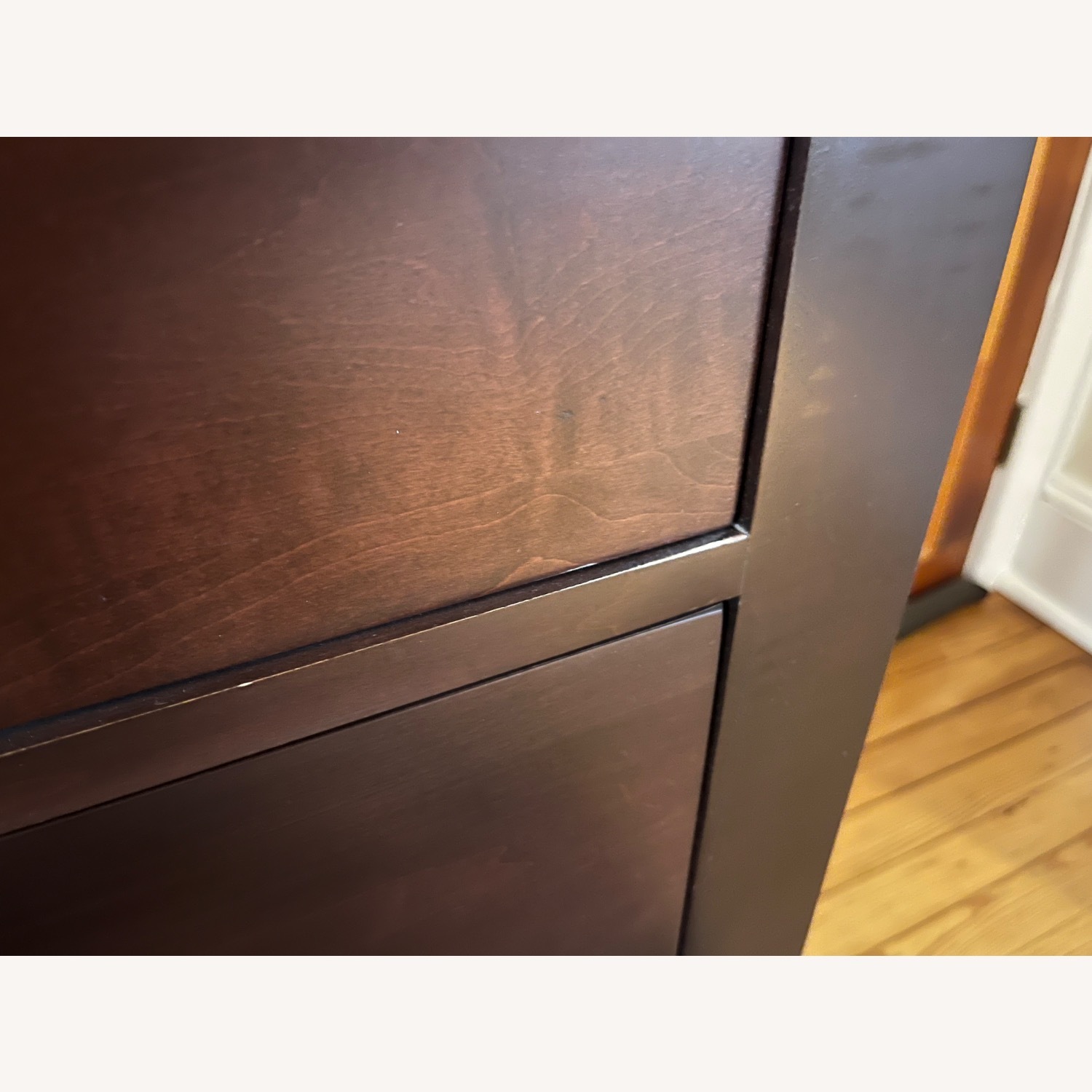 Crate & Barrel Dark Brown Wood Dresser - image-2