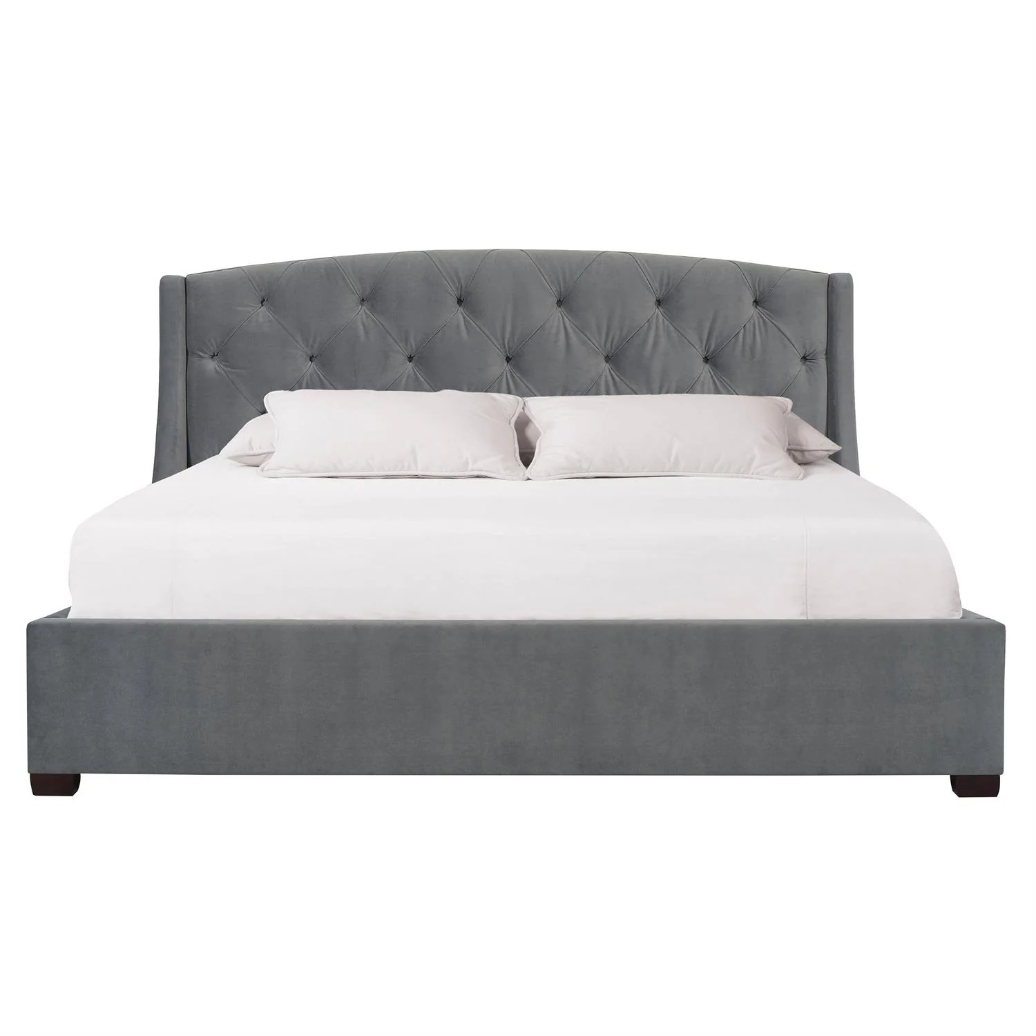 Bernhardt Jordan Button-Tufted Wing King Size Bed - image-2