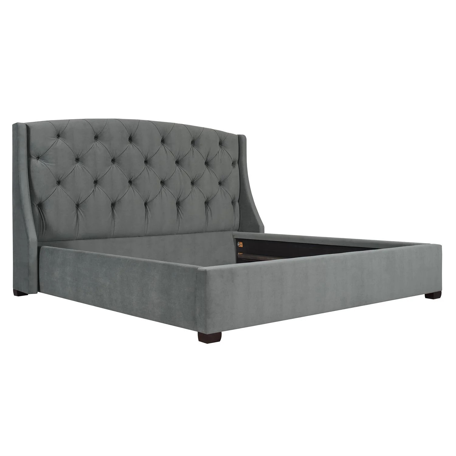 Bernhardt Jordan Button-Tufted Wing King Size Bed - image-1