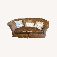 Loveseat Sofa Includes Pillows and Ottoman