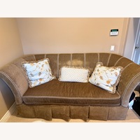 Loveseat Sofa Includes Pillows and Ottoman